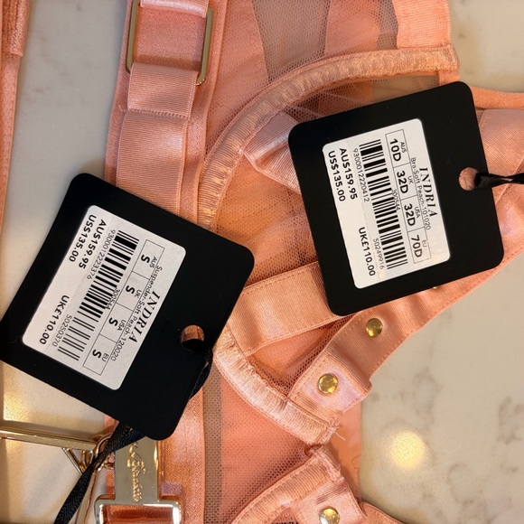 Honey Birdette Indria Lingerie Set – Soft Peach - Picture 2 of 4